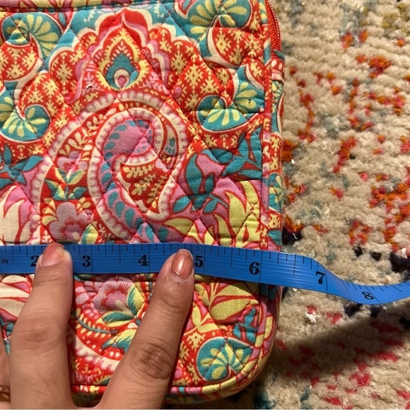 Vera Bradley Mini Hipster Purse Paisley in Paradise Grandmacore Flowercore - Picture 8 of 9